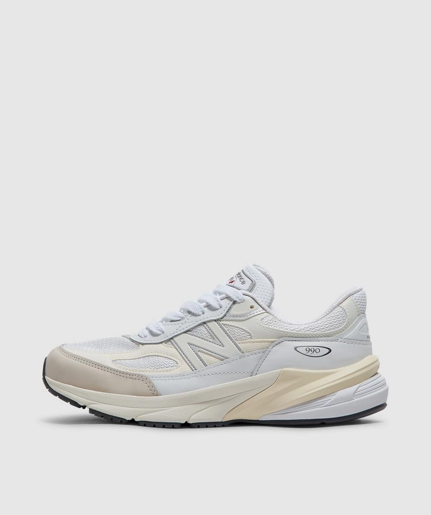 New Balance Mius 990V6 Sneaker (White - 8) - Size 8 - Men's